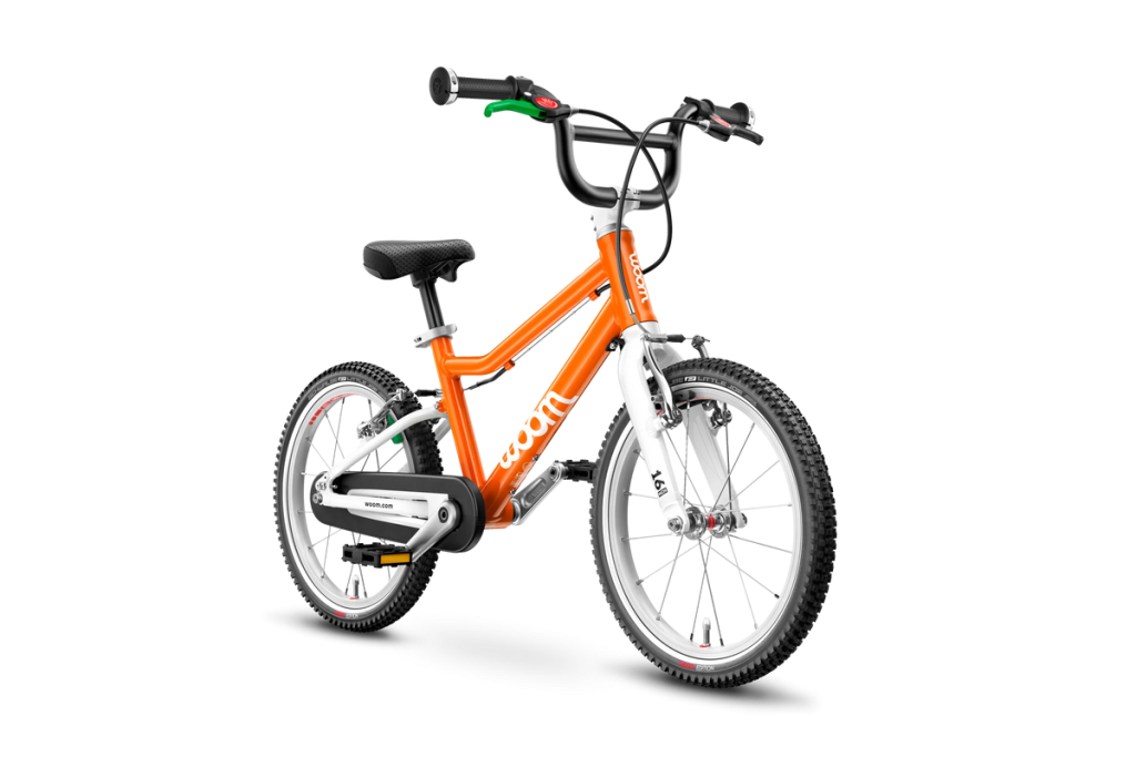 woom GO 3 children's bike in orange